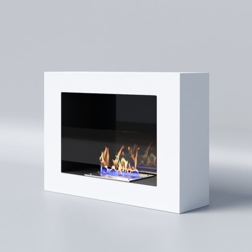 Биокамин "Русский огонь" Лайт Бланк 550N с защитным и декоративным стеклом