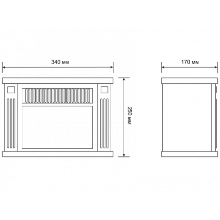 Электрический мини-камин EFP/M - 5012W