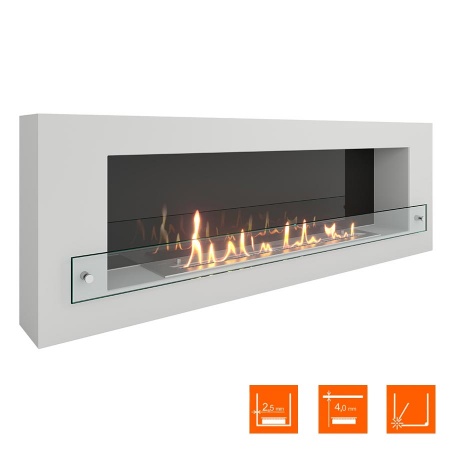 Биокамин SteelHeat WALL 1200 белый (стекло) по цене 41 568 руб.