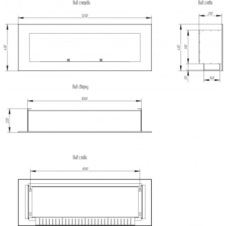 Биокамин Window 800 burgundy Биокамин Window 800 burgundy по цене 39 000 руб.