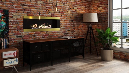 Биокамин "Русский огонь" Голд 1100V встраиваемый по цене 40 800 руб.