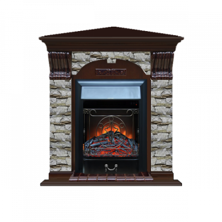 Арочный Алтай угловой (дуб)+Majestic Black