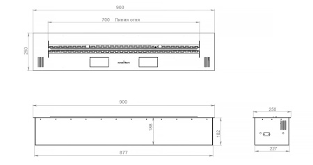 Автоматический биокамин 900 Premium по цене 337 311 руб.