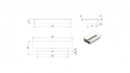Биокамин Kratki CHARLIE TUV сатин по цене 
