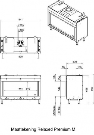 Газовый камин Faber Relaxed Premium M Газовый камин Faber Relaxed Premium M